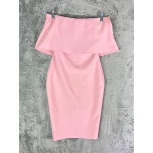 Likely Driggs Dress 00 Light Blush Pink Rose Shadow Bodycon Strapless Date Night